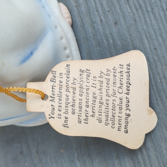 Vintage 1978 Jasco Merri-Bells Angel / Bunny, With Tag - Picture 8 of 9